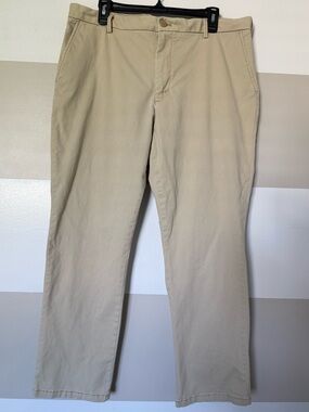 IZOD Saltwater Stretch Khaki Straight Chino Pants 38x30